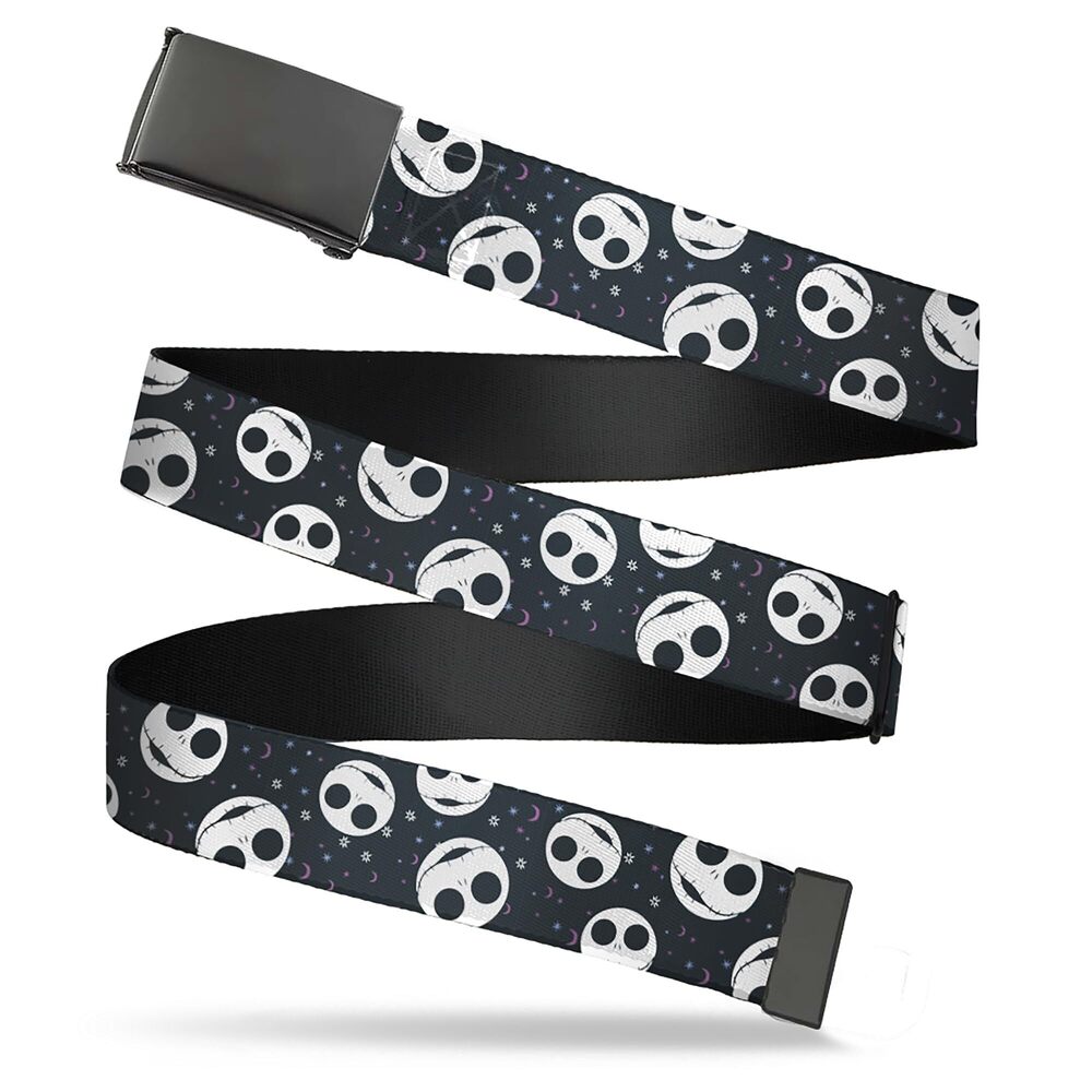 7269 Disney Belt, Flip Web Belt Nightmare Before Christmas Smiling Jack